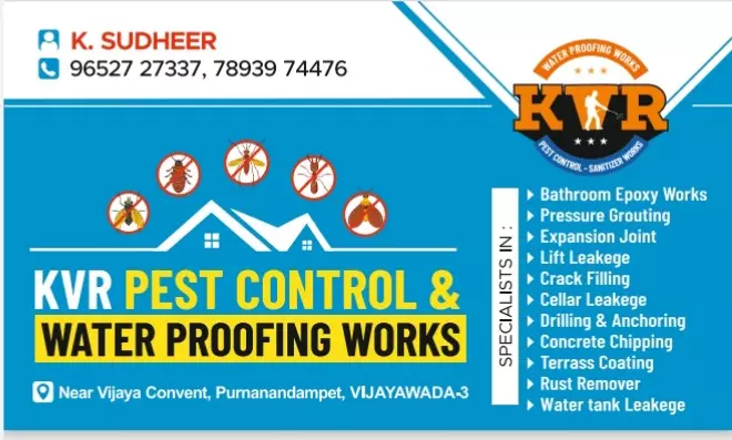 kvr pest control and water proofing works purnanandampet in vijayawada - Photo No.16