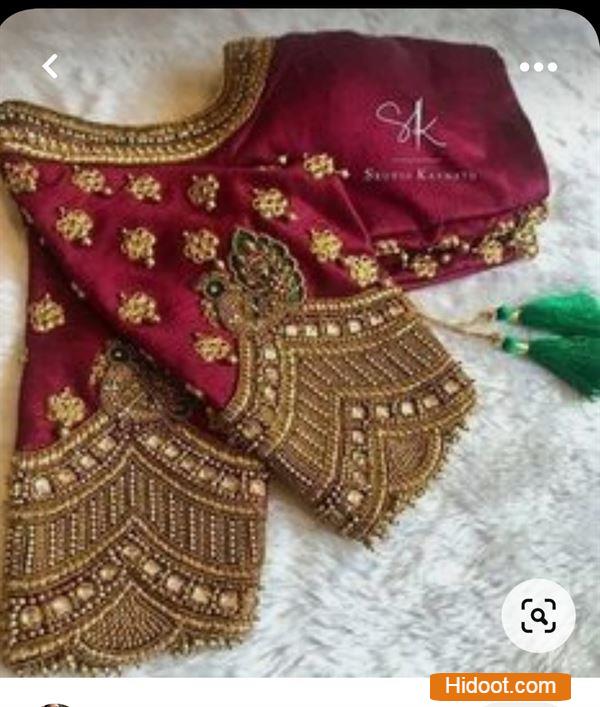 jahid embroidery materials maggam works near suryarao pet in vijayawada - Photo No.4