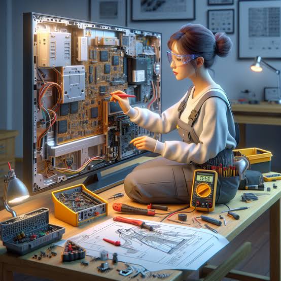 led tv repair and service lg hisense at agraharam in guntur - Photo No.4