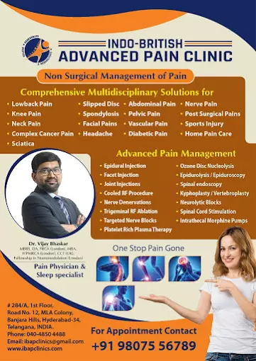 indo british advanced pain clinic banjara hills in hyderabad - Photo No.24