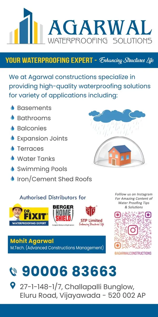 agarwal constructions waterproofing works eluru vijayawada - Photo No.17