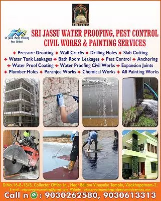 sri jassu water proofing civil workscollector office in visakhapatnam - Photo No.11