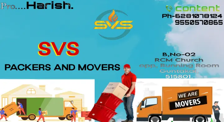SVS Packers and Movers in Guntakal, Anantapur