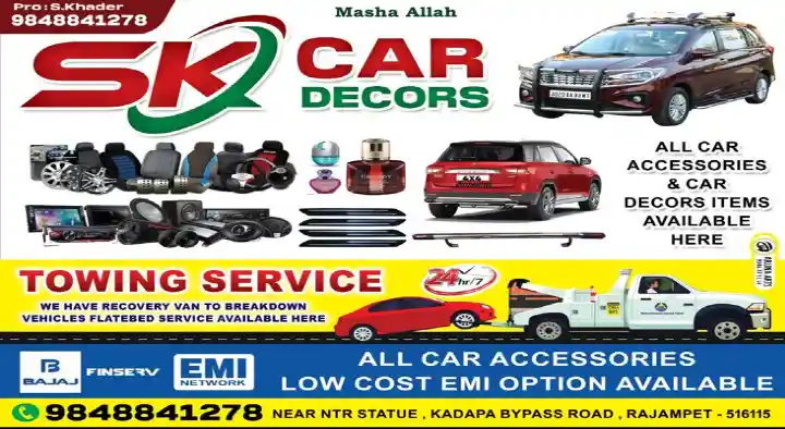 SK Car Decors and Car Towing Service in Rajampet