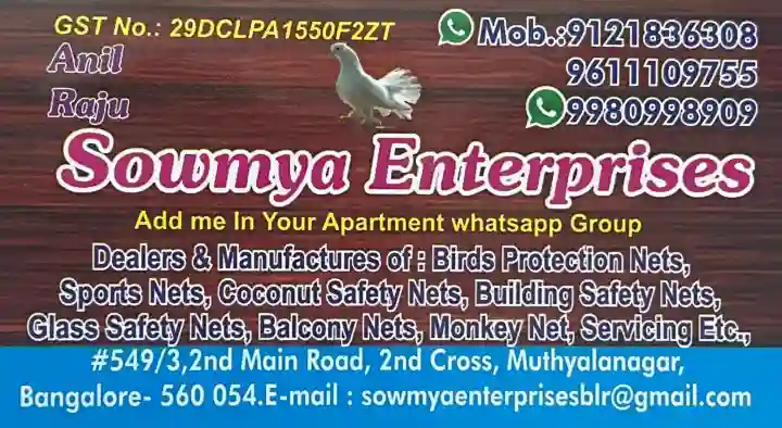 Sowmya Enterprises in Muthyala Nagar, Bangalore