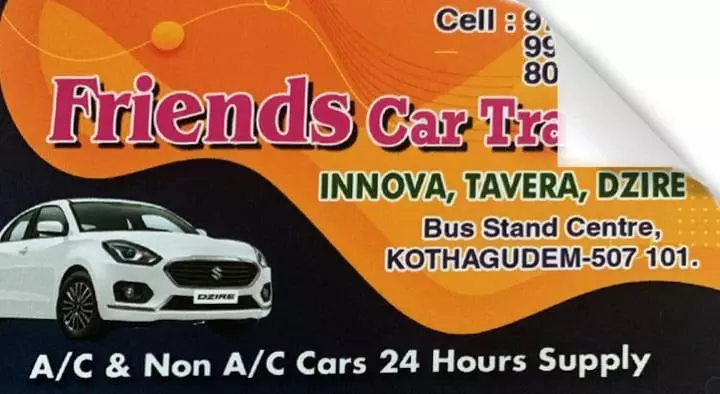 Friends Car Travels in Bus Stand Centre