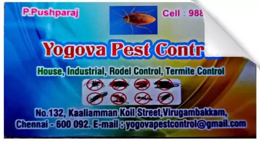 Yogova Pest Control in Kaallamman Koll Street