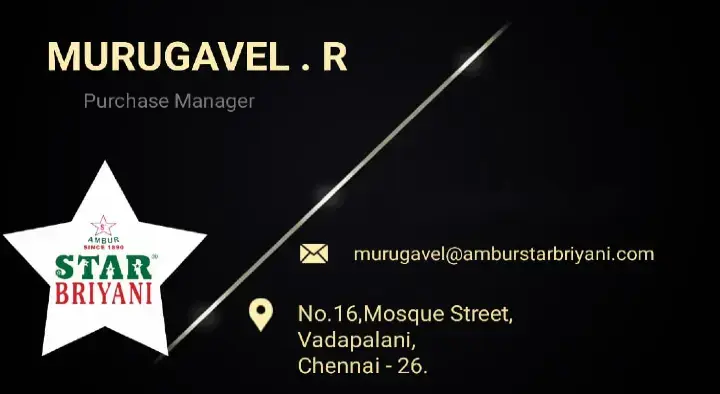 Ambur Star Briyani in Vadapalani