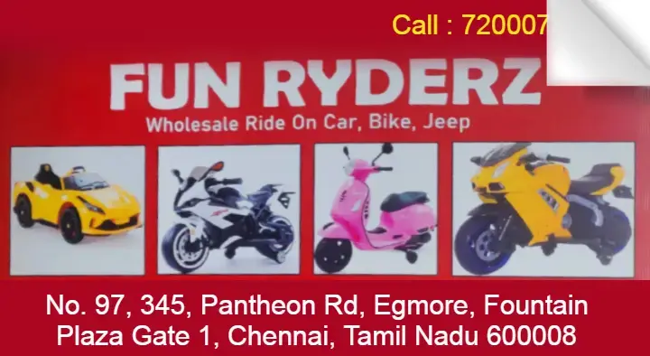 Fun Ryderz in Egmore
