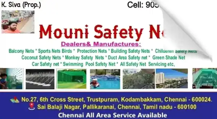 Mouni Safety Nets near Pallikaranai in Chennai