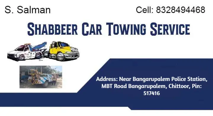 Shabbeer Car Towing Service in Bangarupalem