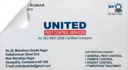 Unites Pest Control Services in Ganapathy