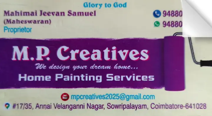 MP CREATIVES in Peelamedu