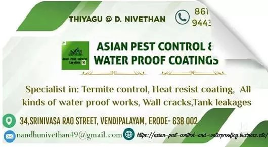 Asian Pest Control in Vendipalayam
