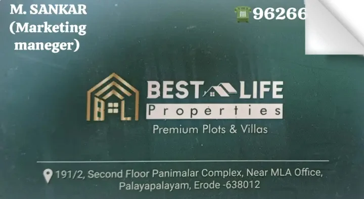 Best Life Properties in Palayapalayam