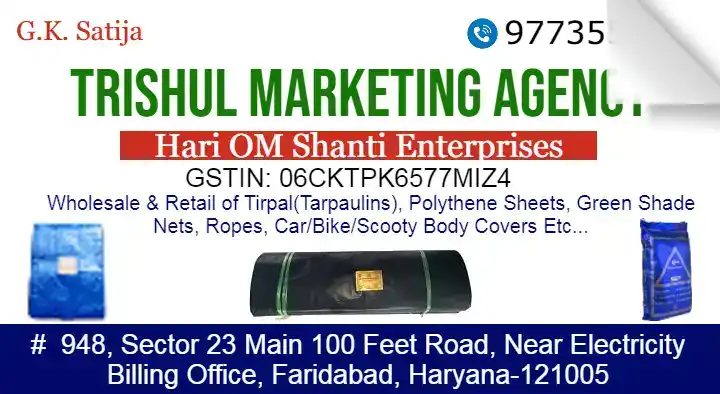 Trishul Marketing Agency (Hari OM Shanti Enterprises) in Sector 23