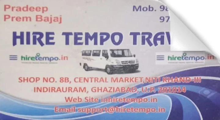 Hire Tempo Travels in Indirauram