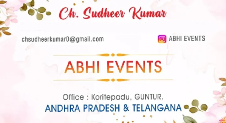 Abhi Events in Koritepadu