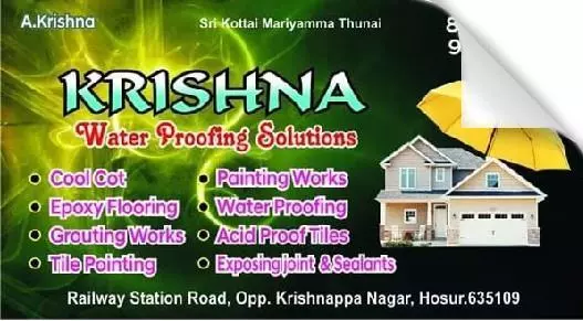 Krishna Water Proofing Solutions in Railway Station Road