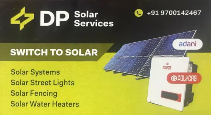 DP Solar Services in Secunderabad