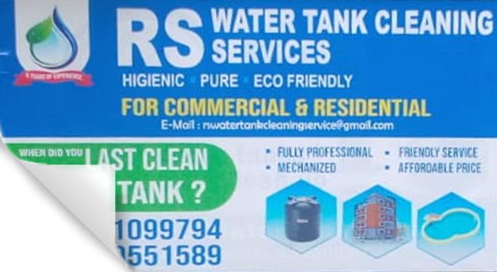 RS Water Tank Cleaning Services in Kapra