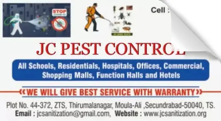 JC Pest Control in Secunderabad