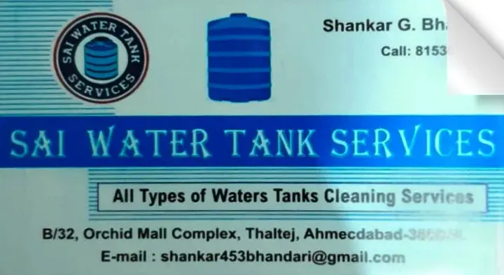 Sai Water Tank Cleaning Services in Allapur