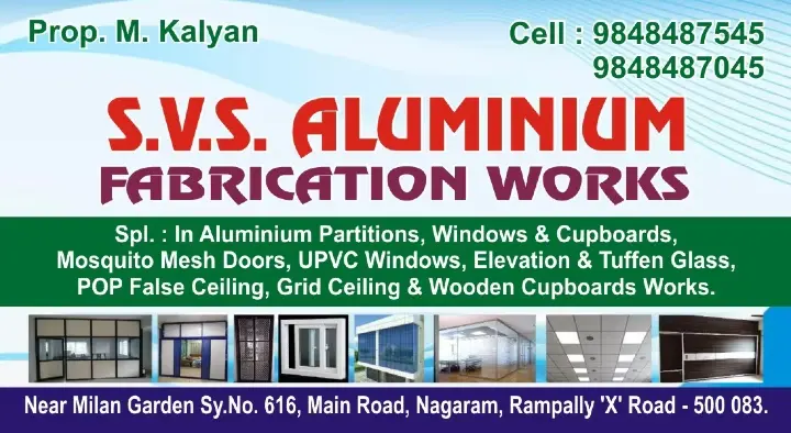 SVS Aluminium Fabrication Works in Nagaram