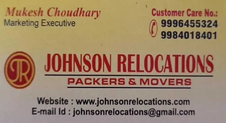 Johnson Relocation Packers and Movers in Main Road