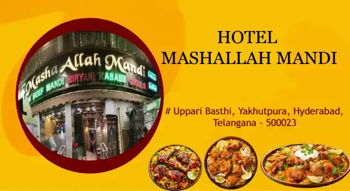 Hotel Mashallah Mandi near Yakhutpura in Hyderabad