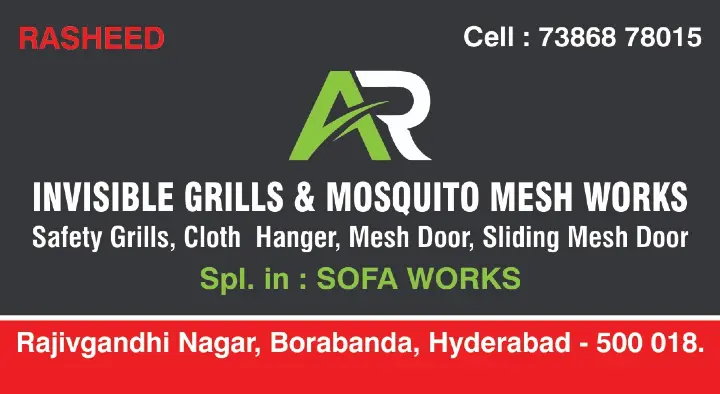 AR Invisible Grills and Mosquito Mesh Works in Borabanda, Hyderabad