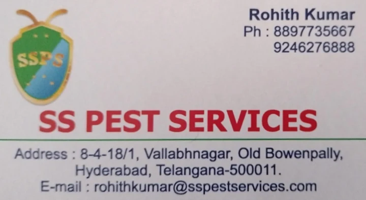 SS Pest Services in Old Bowenpally