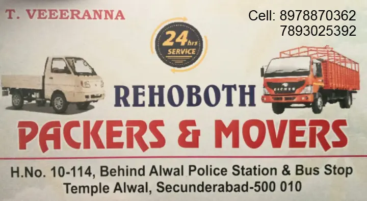 Rehoboth Packers and Movers in Secunderabad