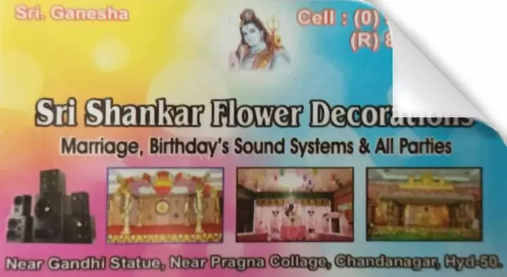 Sri Shankar Flower Decorations in Chanda Nagar