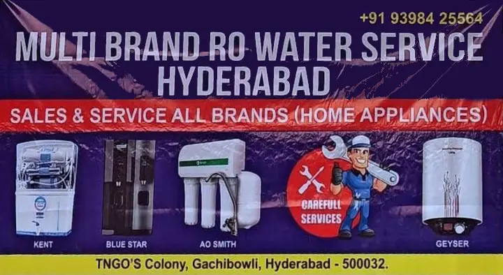 Multi Brand RO Water Service in Gachibowli