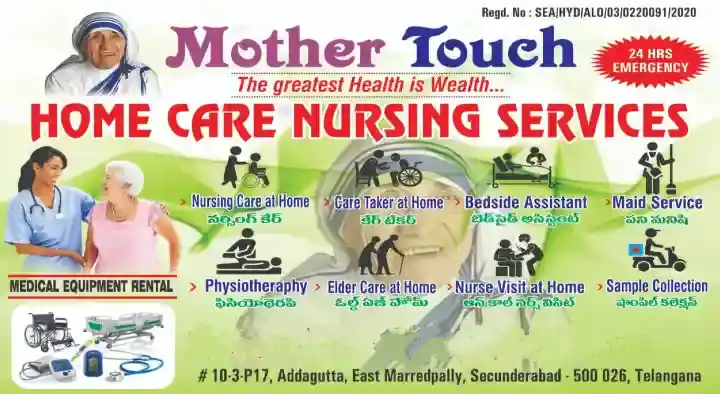 Mother Touch Home Care Nursing Services in Secunderabad, Hyderabad