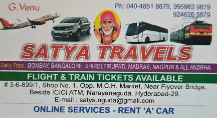 Satya Travels in Narayanguda, Hyderabad