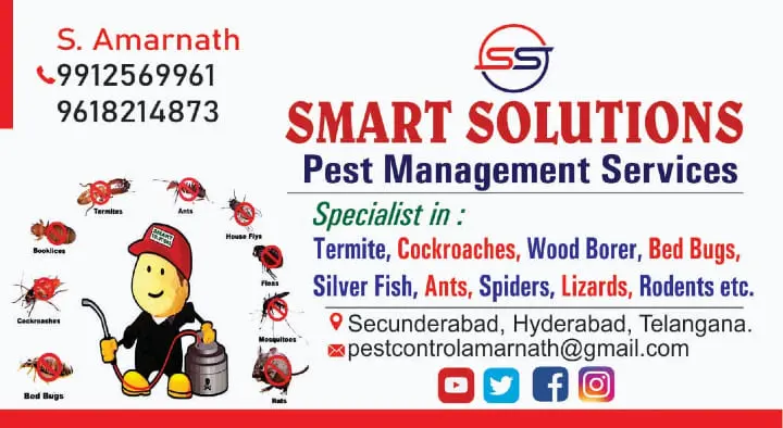 Smart Solutions Pest Management Services in Secunderabad