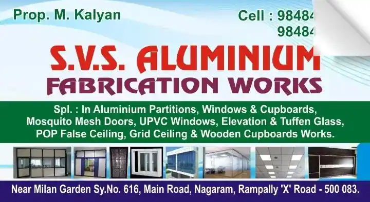SVS Aluminium Fabrication Works in Nagaram