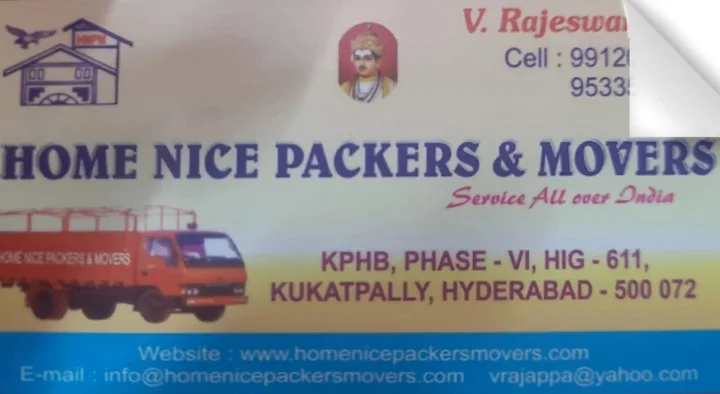 Home Nice Packers and Movers in Kukatpally, Hyderabad