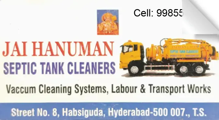 Jai Hanuman Septic Tank Cleaners in Habsiguda