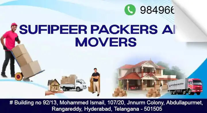 Sufipeer Packers and Movers in Abdullahpurmet