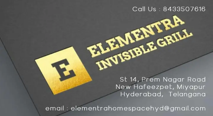 Elementra Home Space Invisible Grill in Miyapur