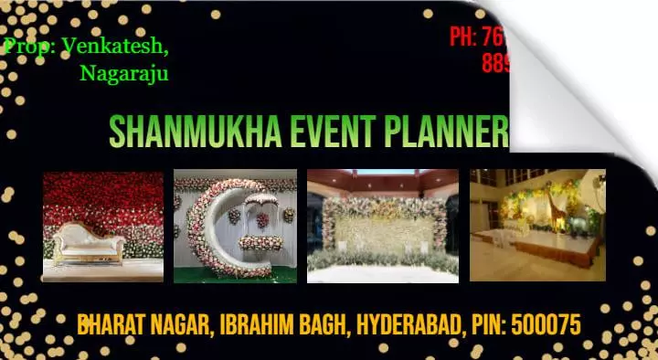 Shanmukha Event Planner in Bharath Nagar