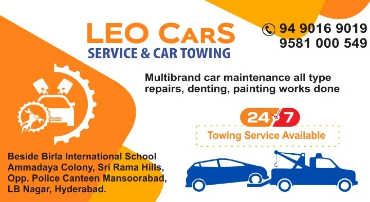 LEO CarS Services and Car Towing in LB Nagar