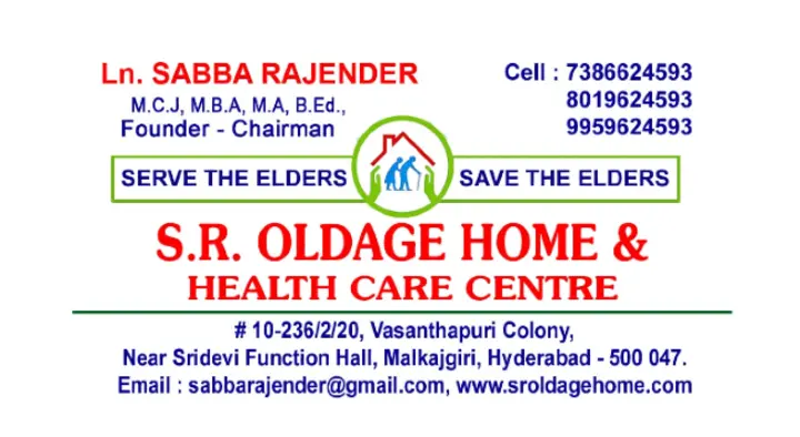 SR Old Age Home Health Care Center in Malkajgiri