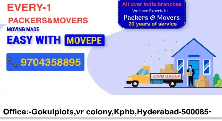Every 1 Packers and Movers in Kphb Colony