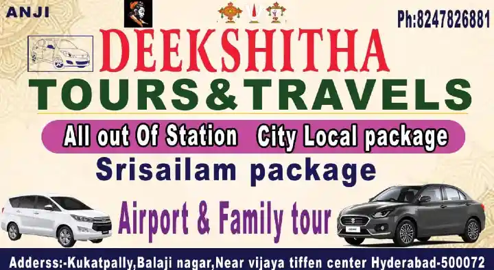Dekshitha Tours and Travels in Kukatpally