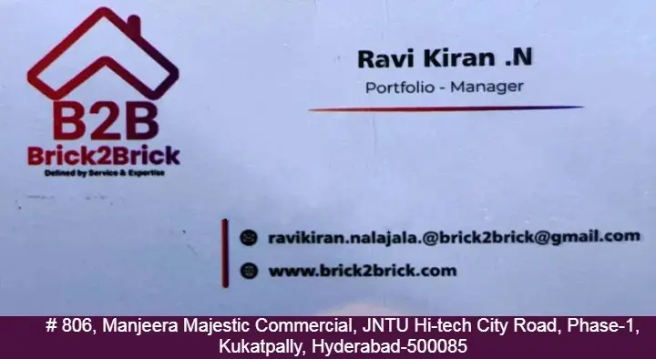 Brick 2 Brick Services in Kukatpally