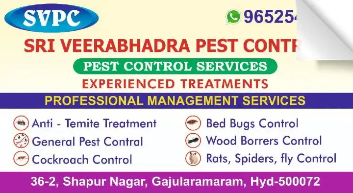 Sri Veerabhadra Pest Control in Gajularamaram